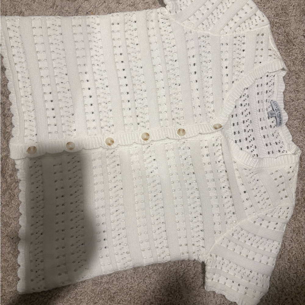 White tj max sweater